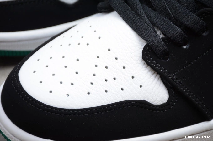 Rep Green 1 Jordan Low 553558-113 White Black Air Mystic 0726